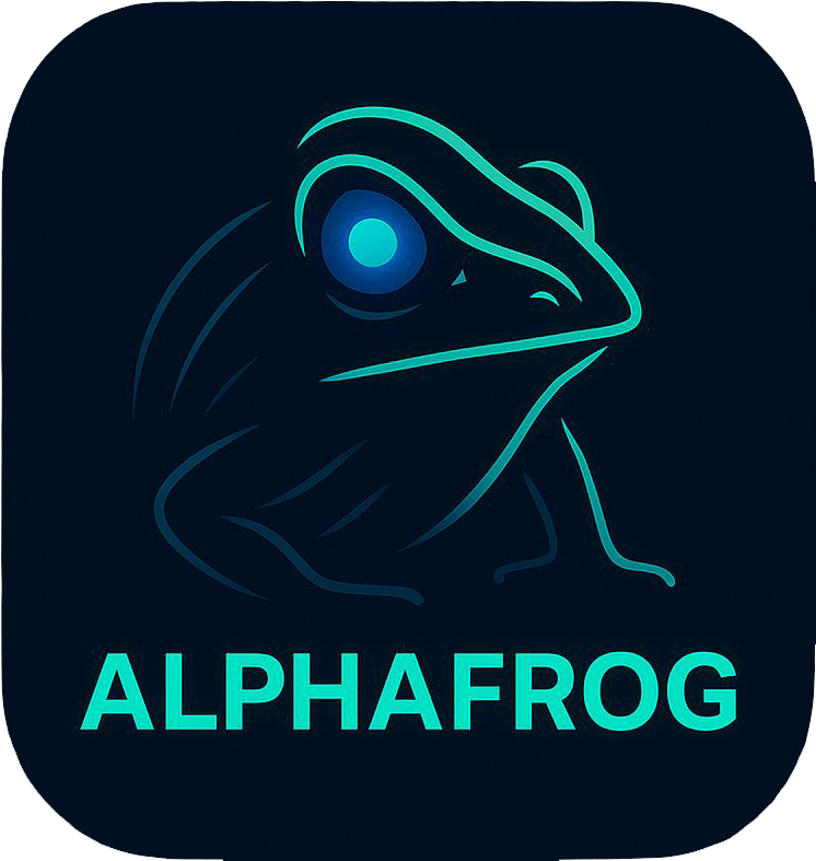 Alpha Frog Logo